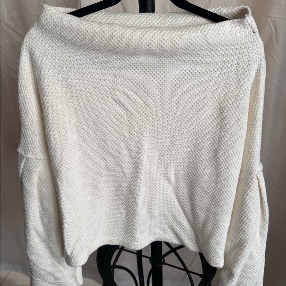We the Free Cropped Bell Sleeves Sweater